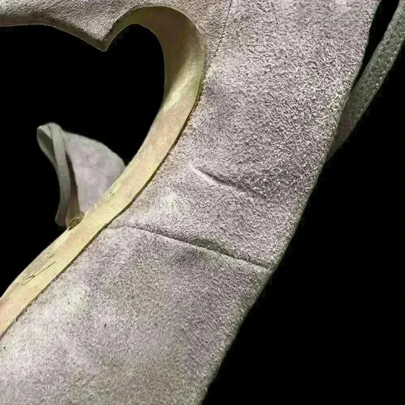 New Jerome C Rousseau tan leather heels sz 37 - Picture 3 of 5